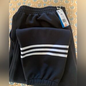 Adidas New with tags Sweatpants black size 2XL.